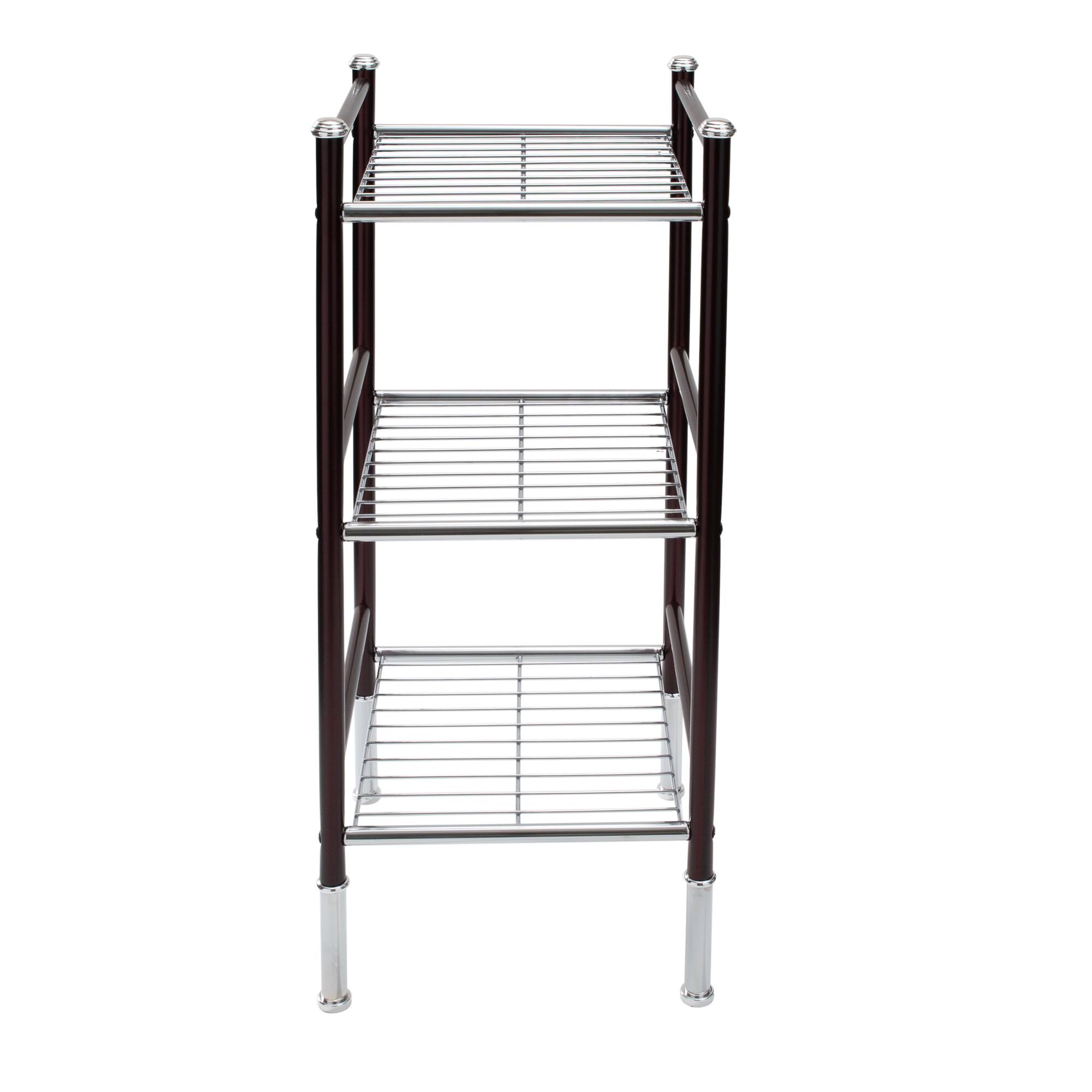 Organize It All Duplex 3 Tier Square Freestanding Wire Rack